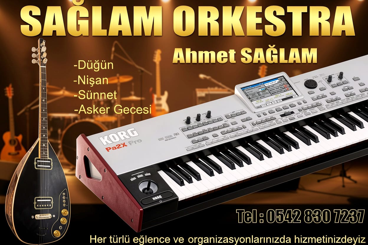 Termeli Sanatçı Ahmet Sağlam Prodüksiyon ve Ses Sistemleriyle Termelilere Hizmet Veriyor