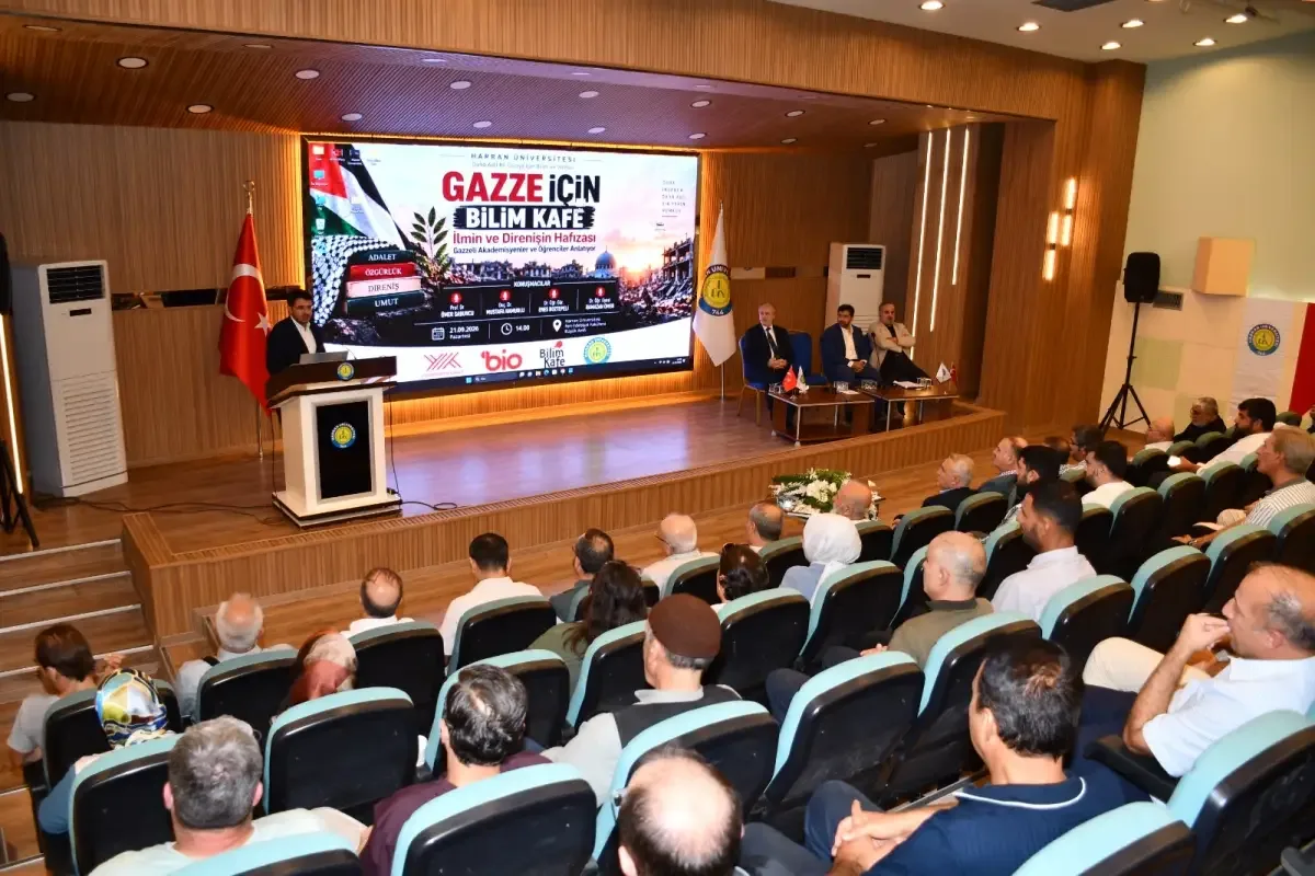 Gazze’nin sesi Harran Üniversitesinden yükseldi