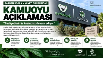 Garden Koala – Yanko Grubu’ndan kamuoyu açıklaması: “Faaliyetlerimiz kesintisiz devam ediyor”